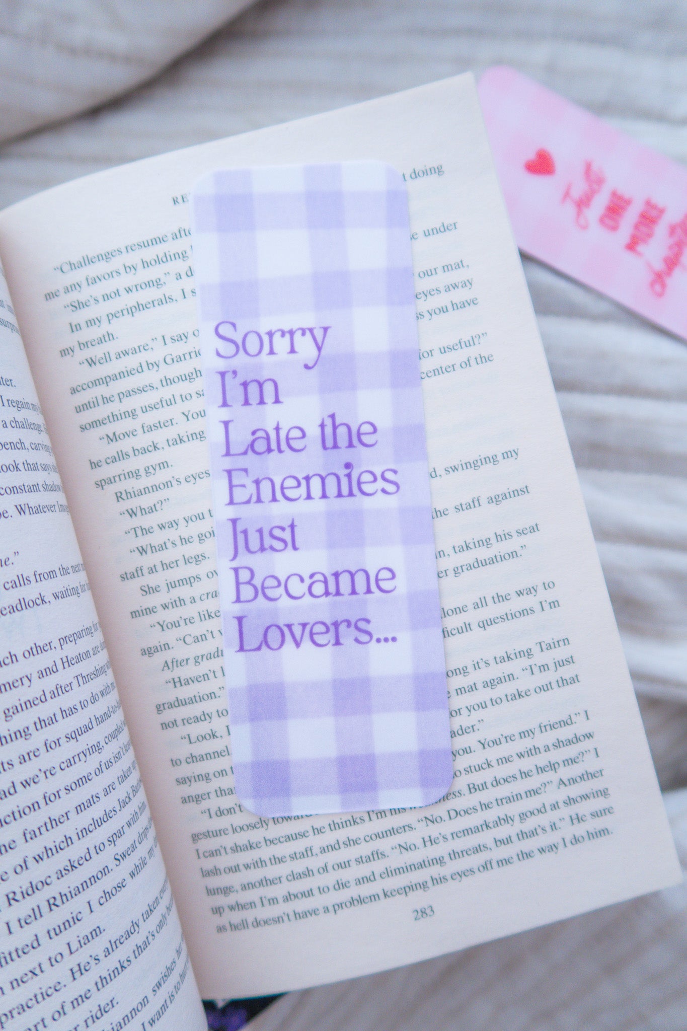 Enemies to Lovers Bookmark