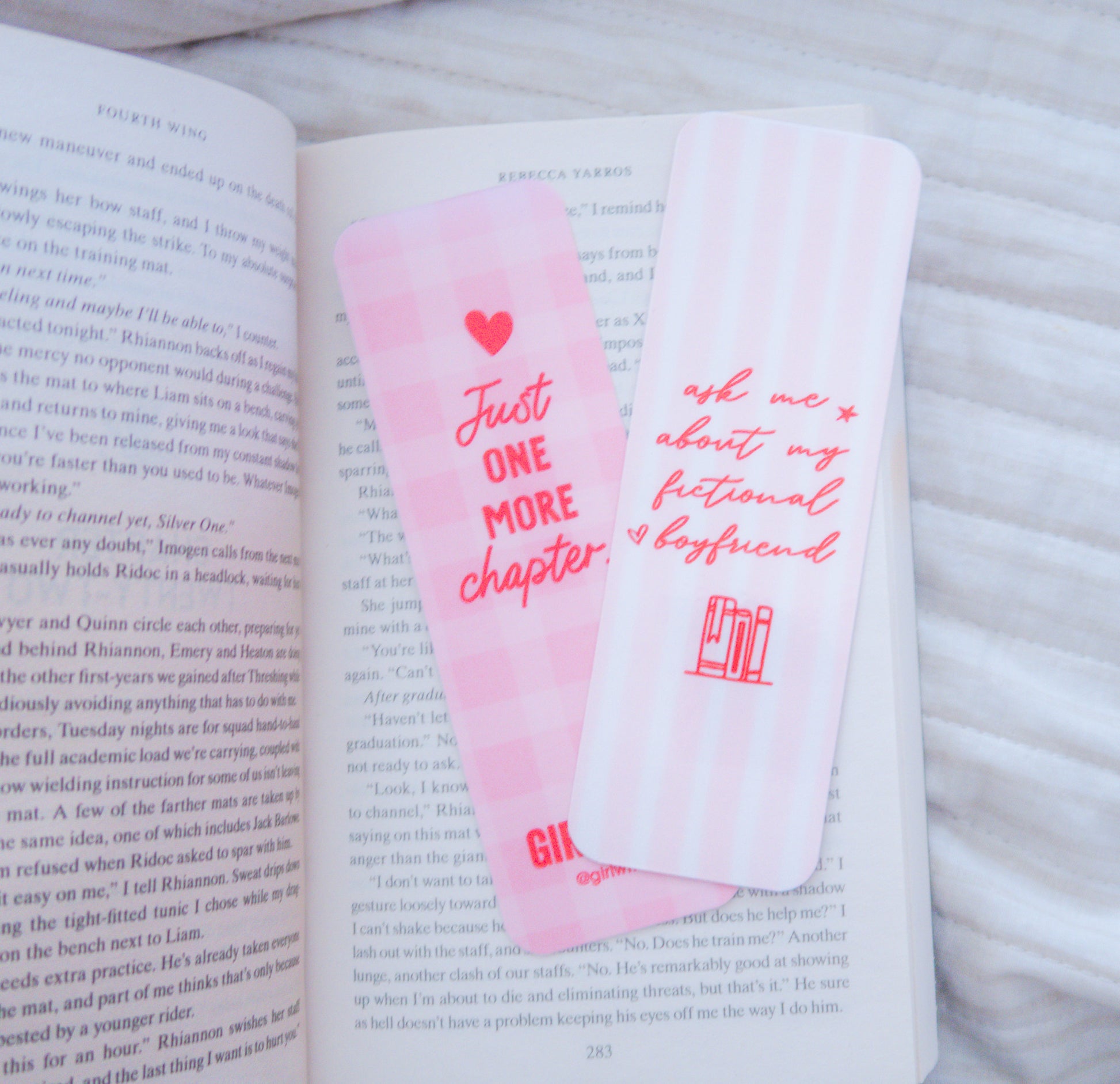 Ask About My Fictional Boyfriend Bookmark