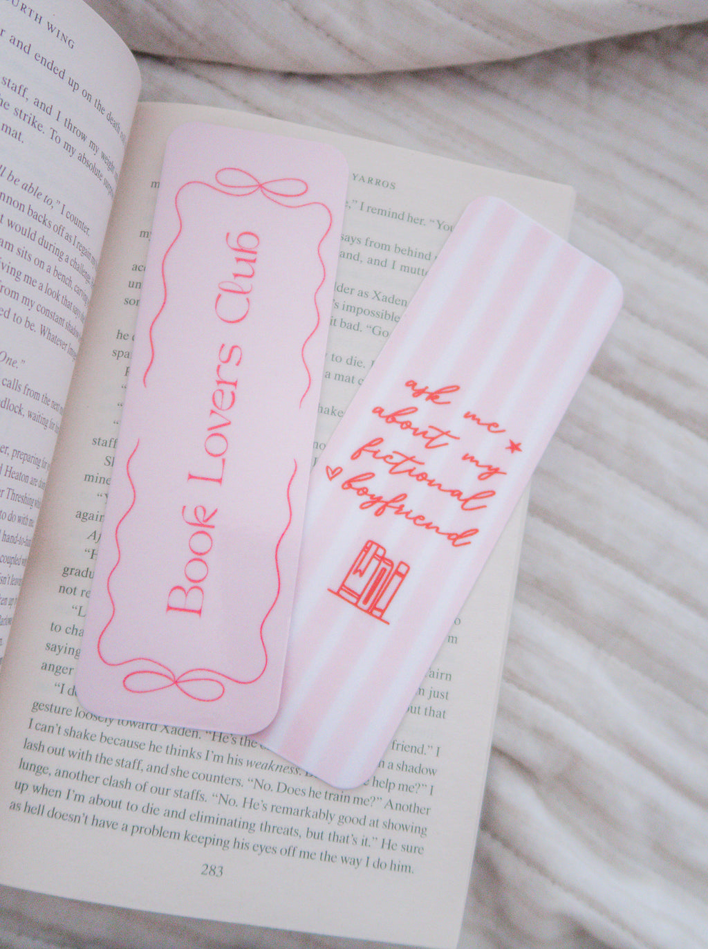 Ask About My Fictional Boyfriend Bookmark