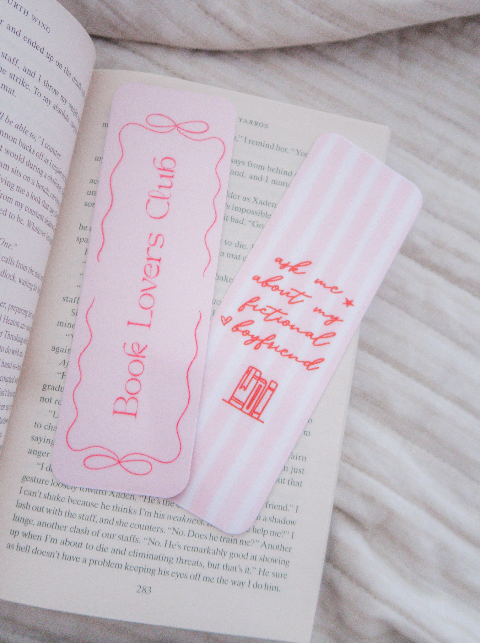Ask About My Fictional Boyfriend Bookmark