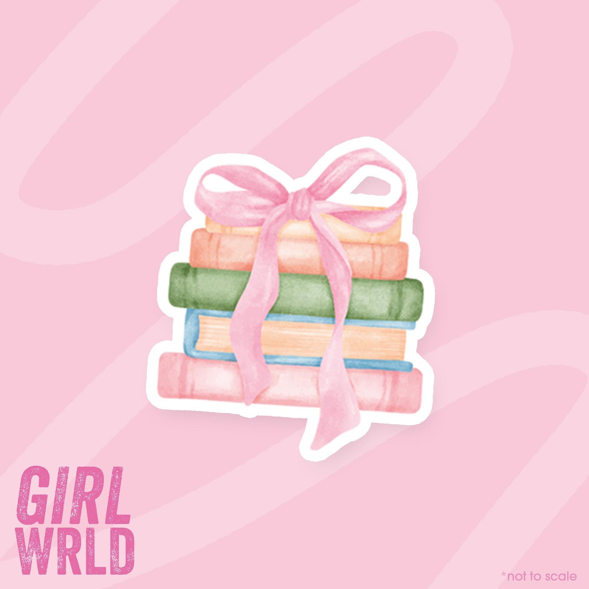 Soft Girl Pink Book Sticker SET // BookTok, E-Reader, Cup, Vinyl, Sticker, Laptop Sticker, Girly decal, Waterproof, iPad stickers, Gift📚Enemies To Lovers Pink and Red Unique Sticker 📚