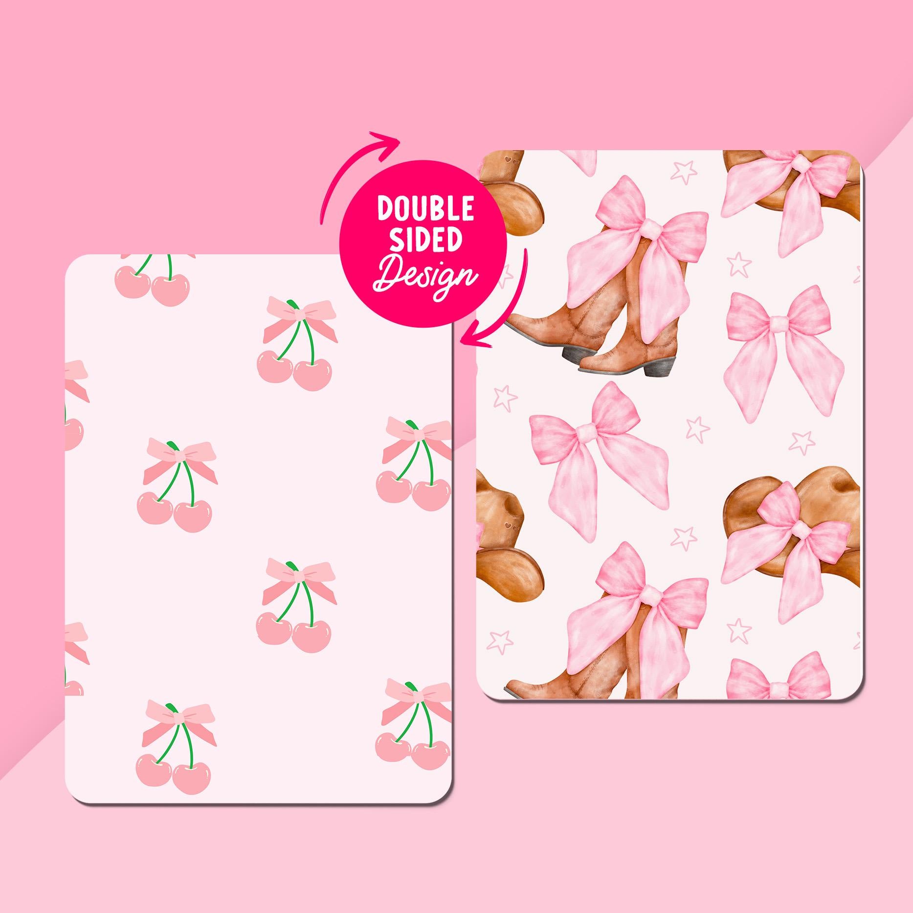 Pink Double Sided Kindle Inserts