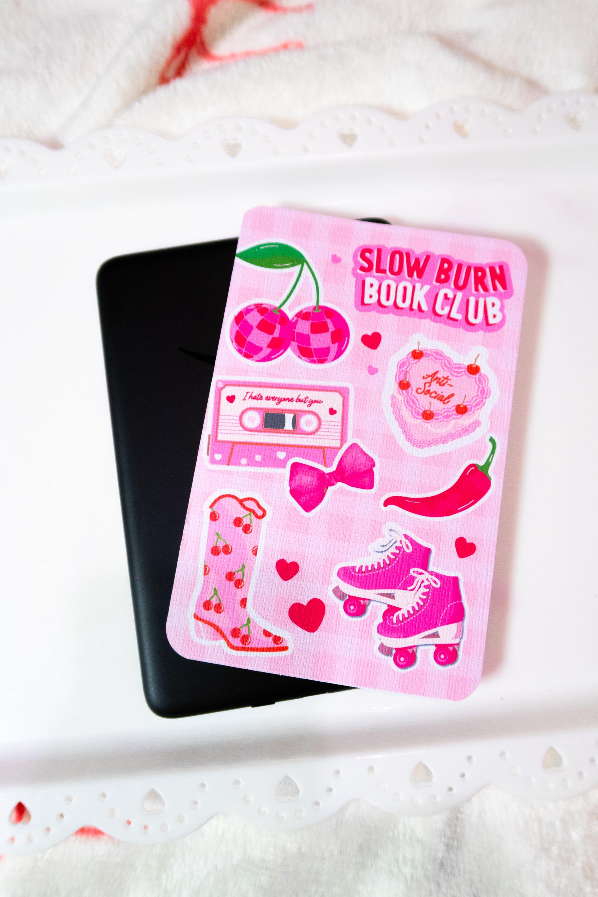 Ready Made Girly Sticker Kindle Insert