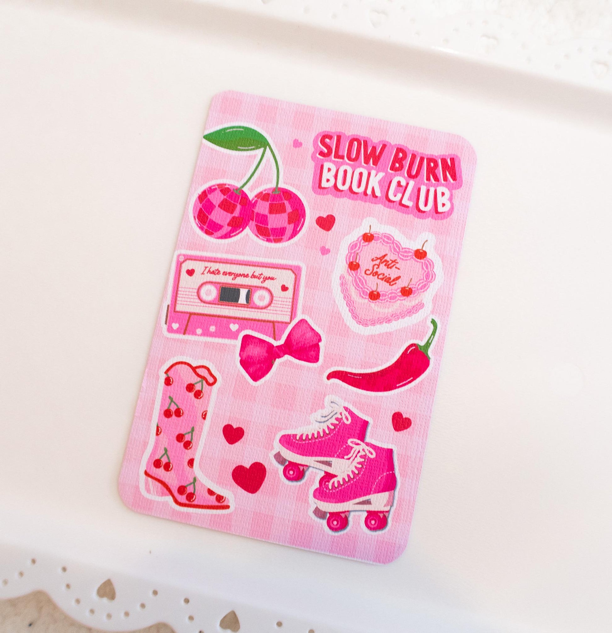 Ready Made Girly Sticker Kindle Insert