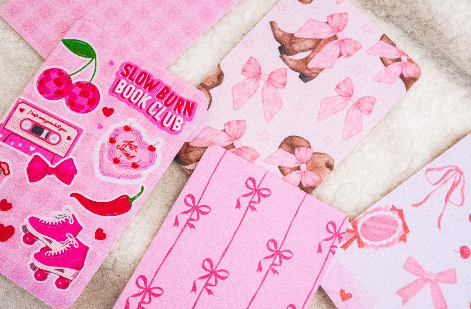 Ready Made Girly Sticker Kindle Insert