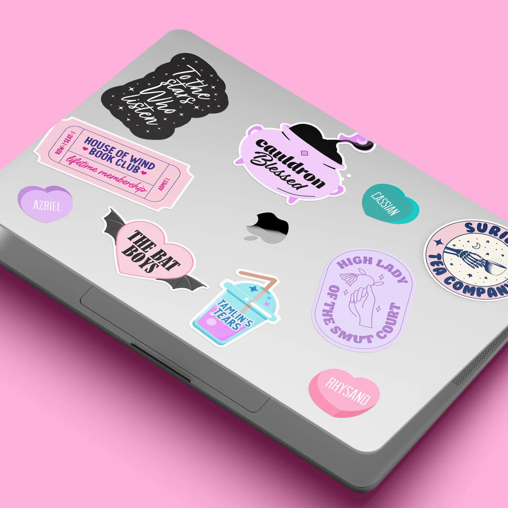 ACOTAR Eyre's Handwriting to Rhysand Custom Sticker// Kindle, E-Reader sticker, Laptop Sticker,Girly decal, Waterproof, iPad stickers
