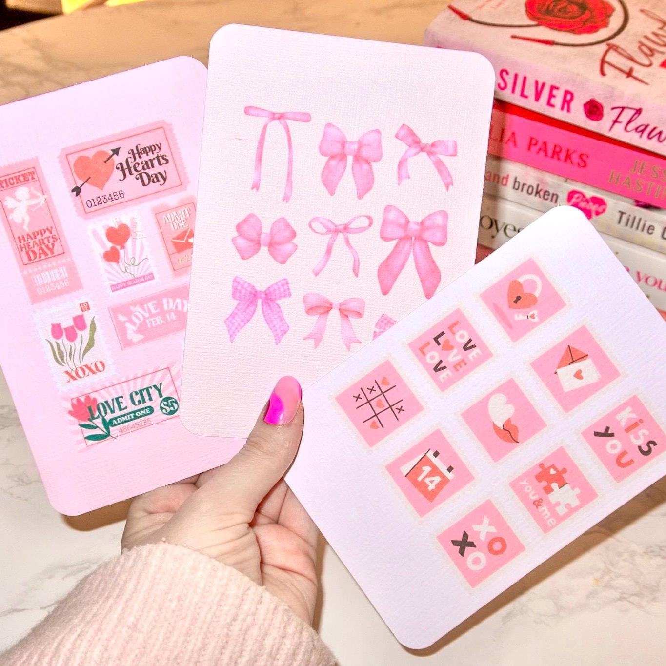 Valentines Single Sided Kindle Inserts