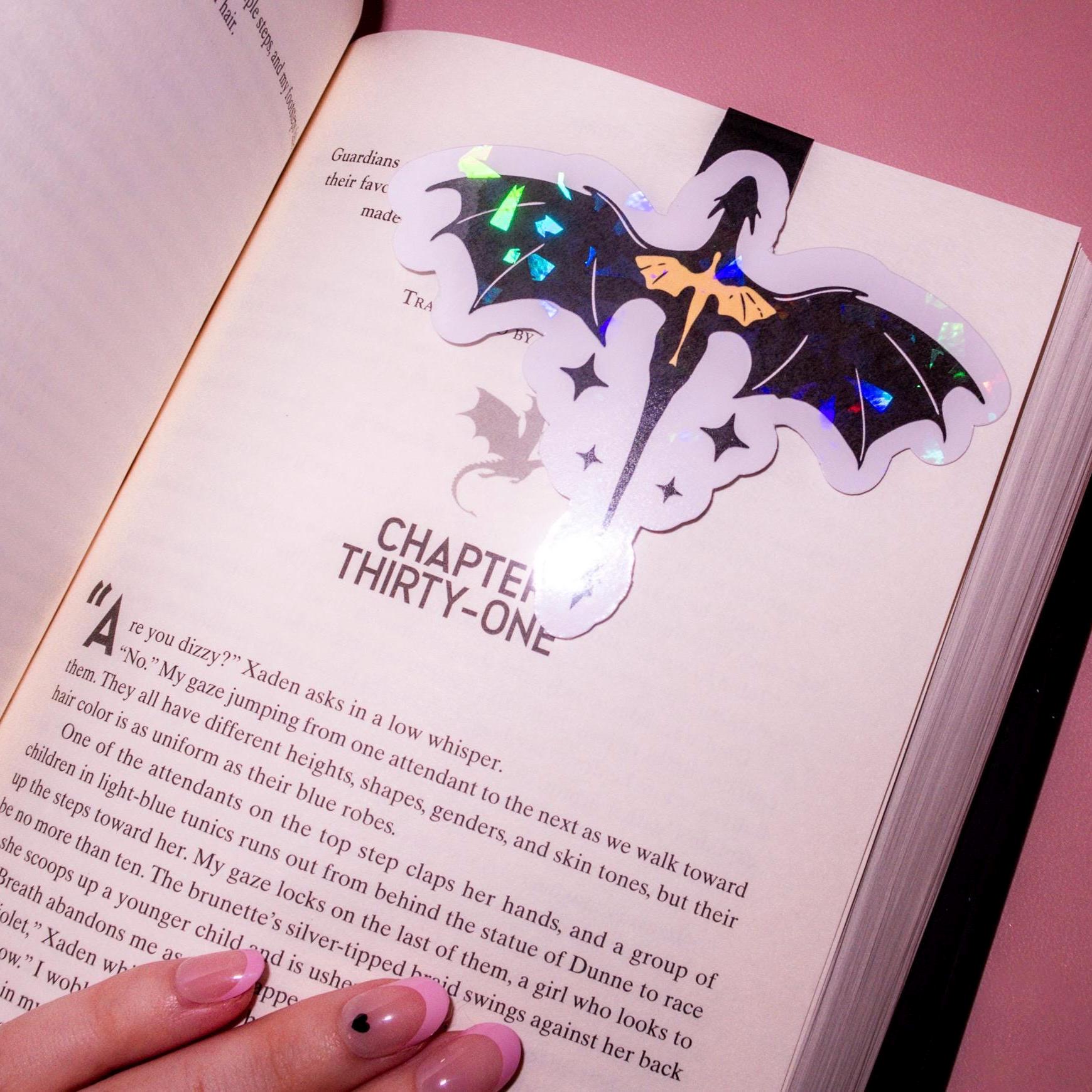 Fourth Wing Dragon Magnetic Bookmark Holographic