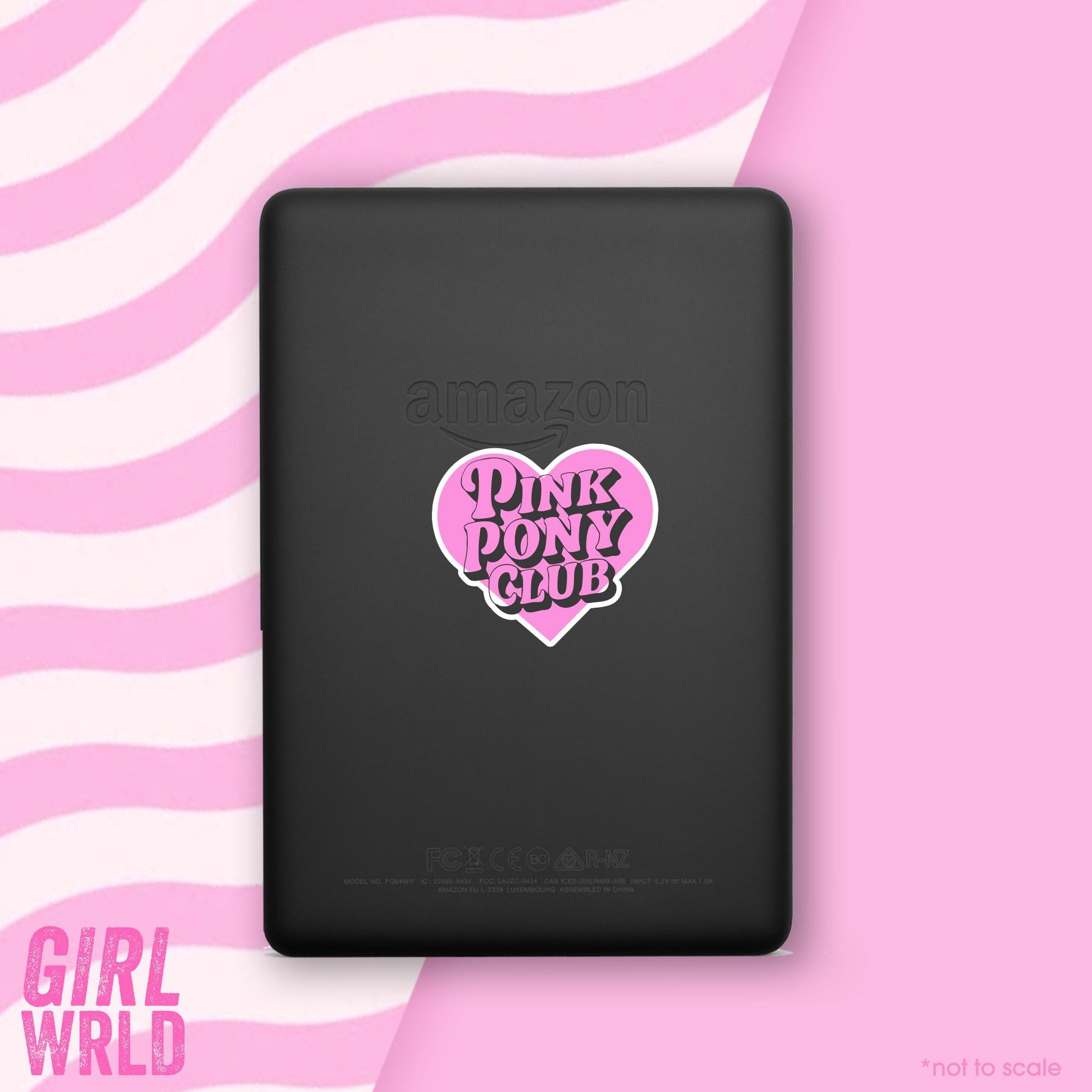 CHAPPELL ROAN Pink Pony Club Sticker // Kindle, E-Reader sticker, Laptop Sticker,Girly decal, Waterproof, iPad stickers