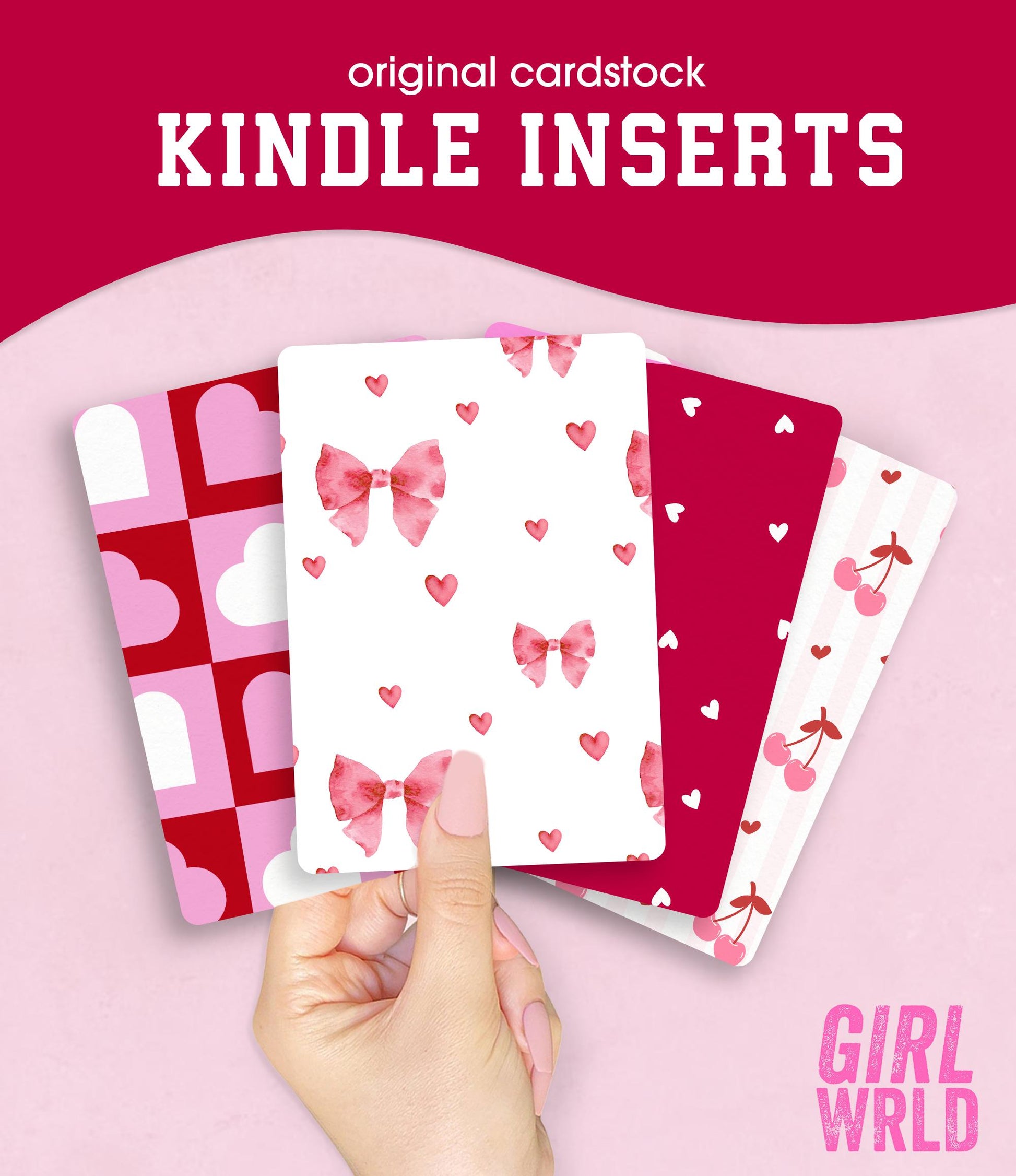 Red Kindle Inserts