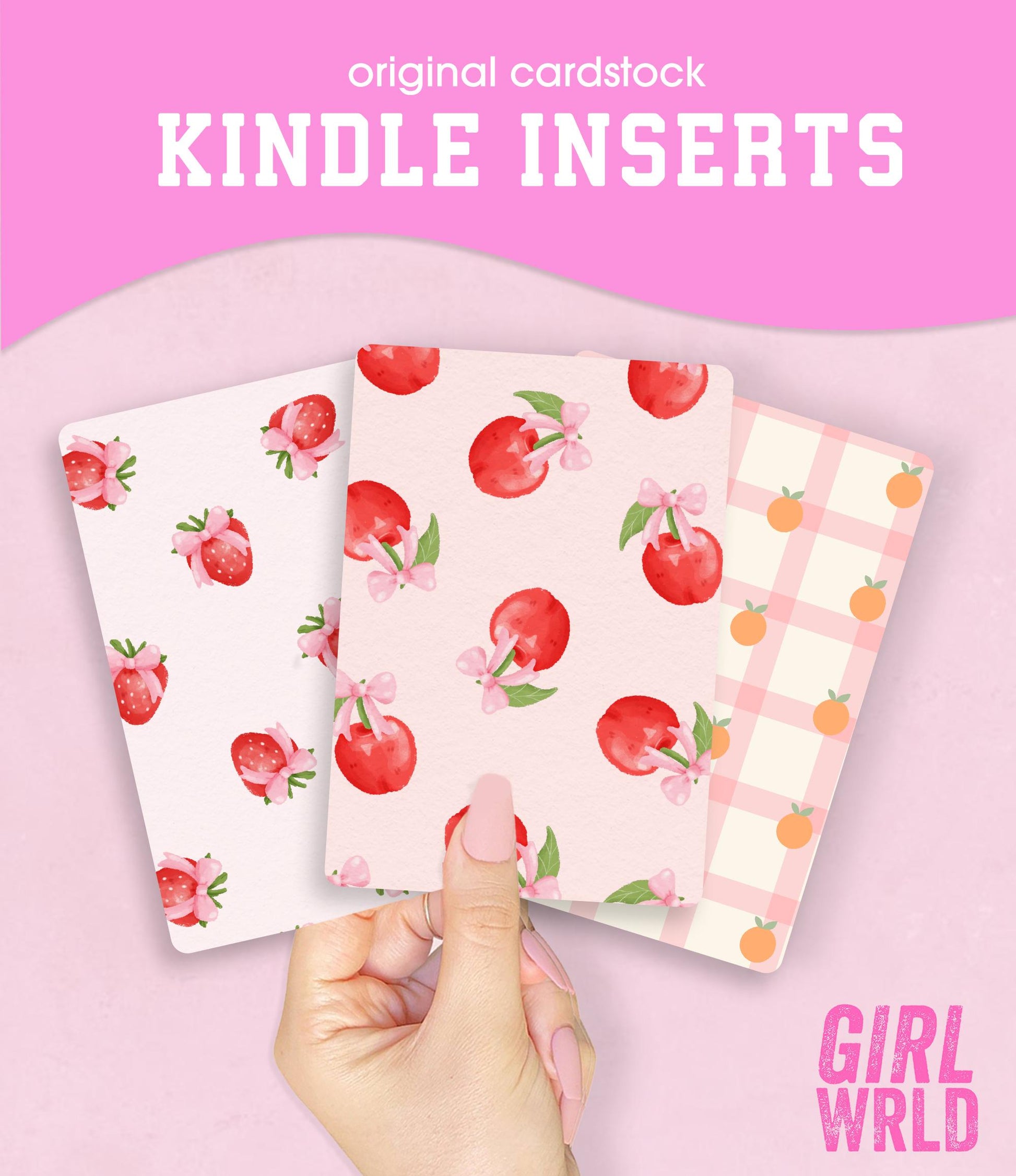 Fruity Kindle Inserts