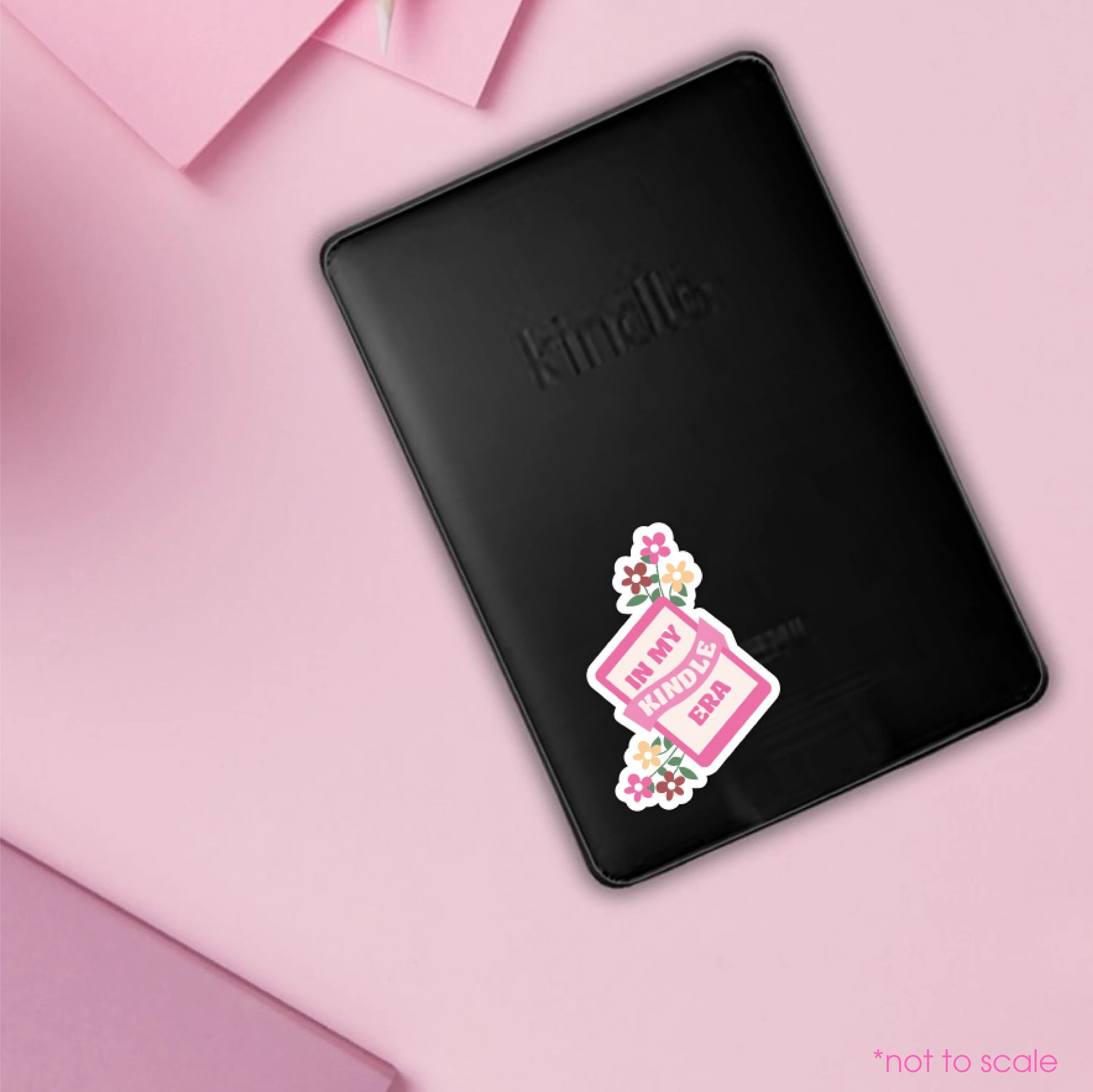 Girly Pink In My Kindle Era Sticker// BookTok, E-Reader sticker, Laptop Sticker, Girly decal, Waterproof stickers, iPad stickers, vinyl