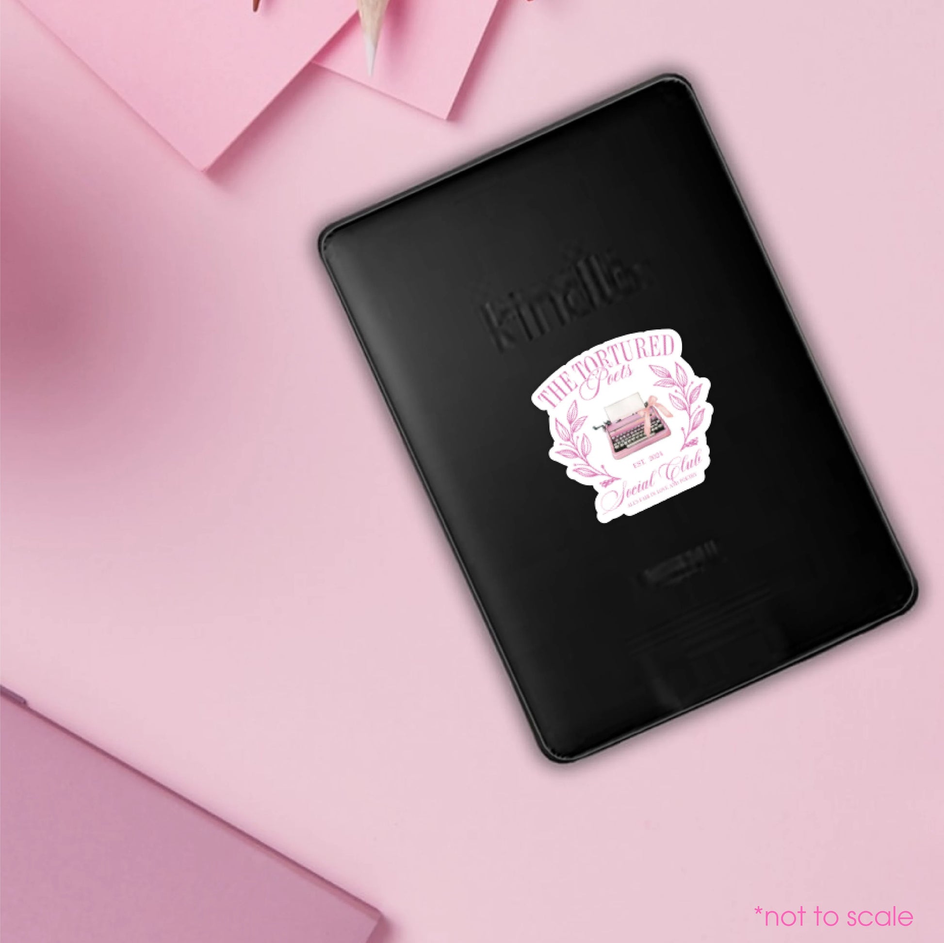 The Tortured Poets Department Sticker TTPD// Kindle, E-Reader sticker, Laptop Sticker,Girly decal, Waterproof, iPad stickers (Copy)