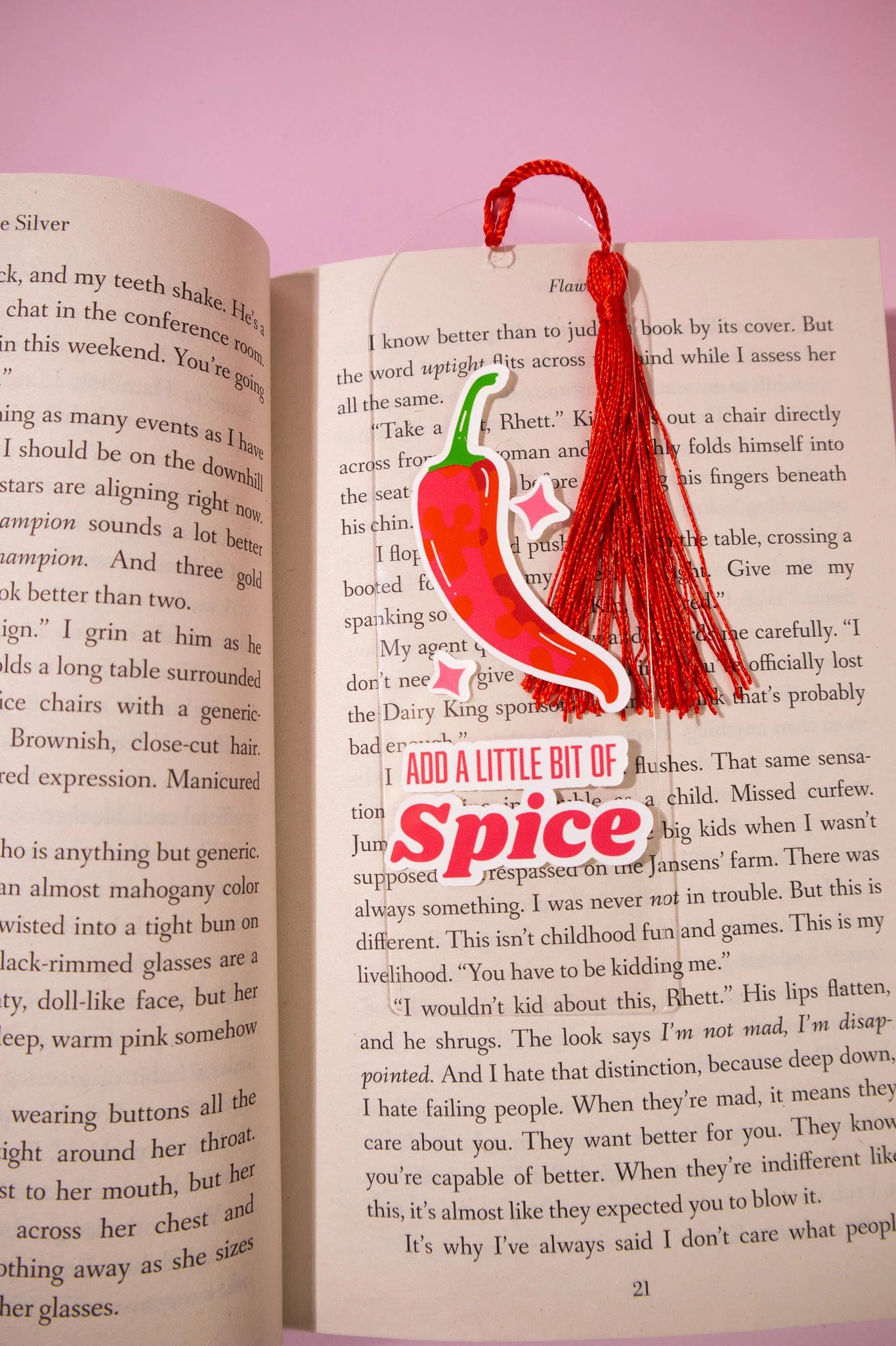 Add a little bit of SPICE Bookmark with Tassel