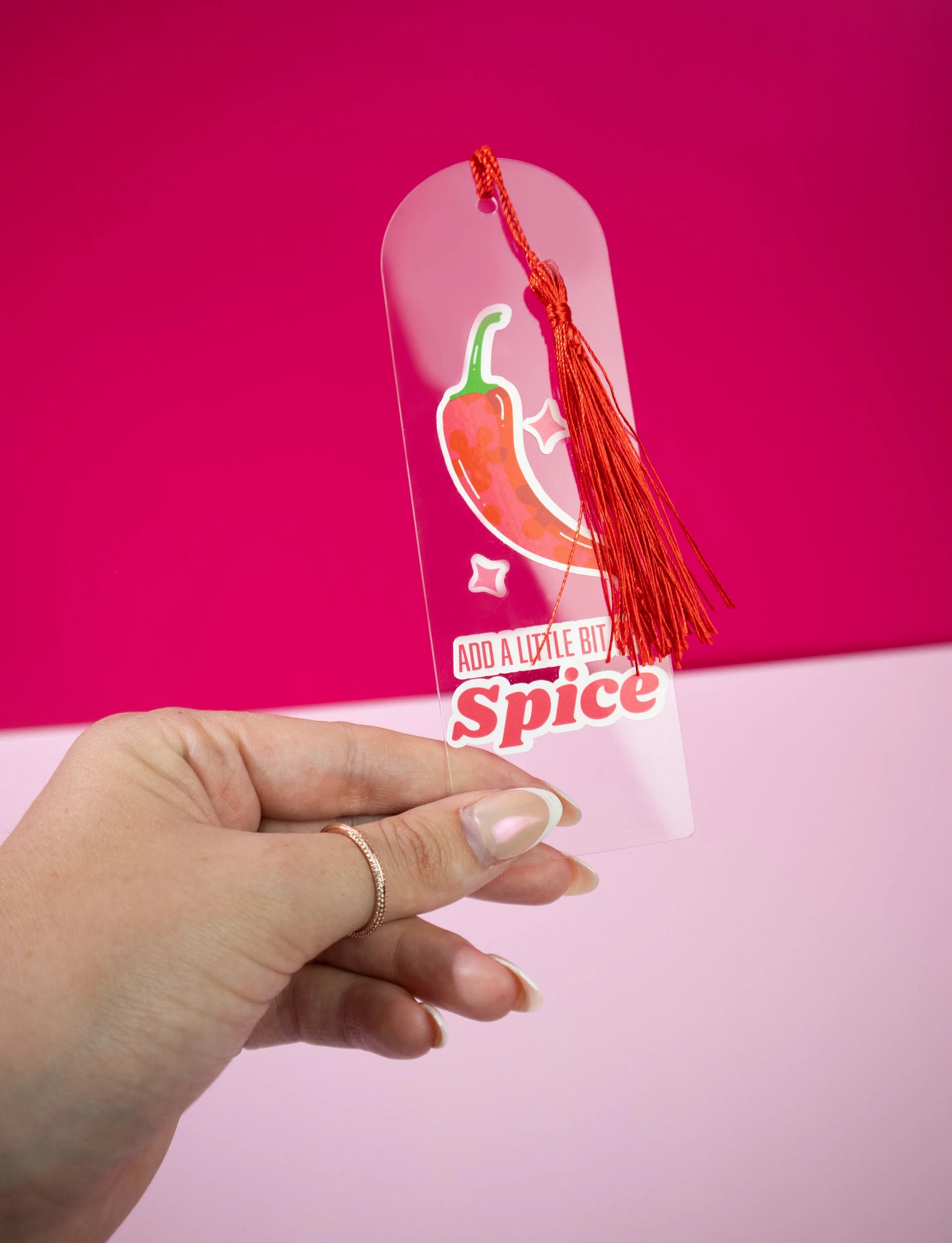 Add a little bit of SPICE Bookmark with Tassel