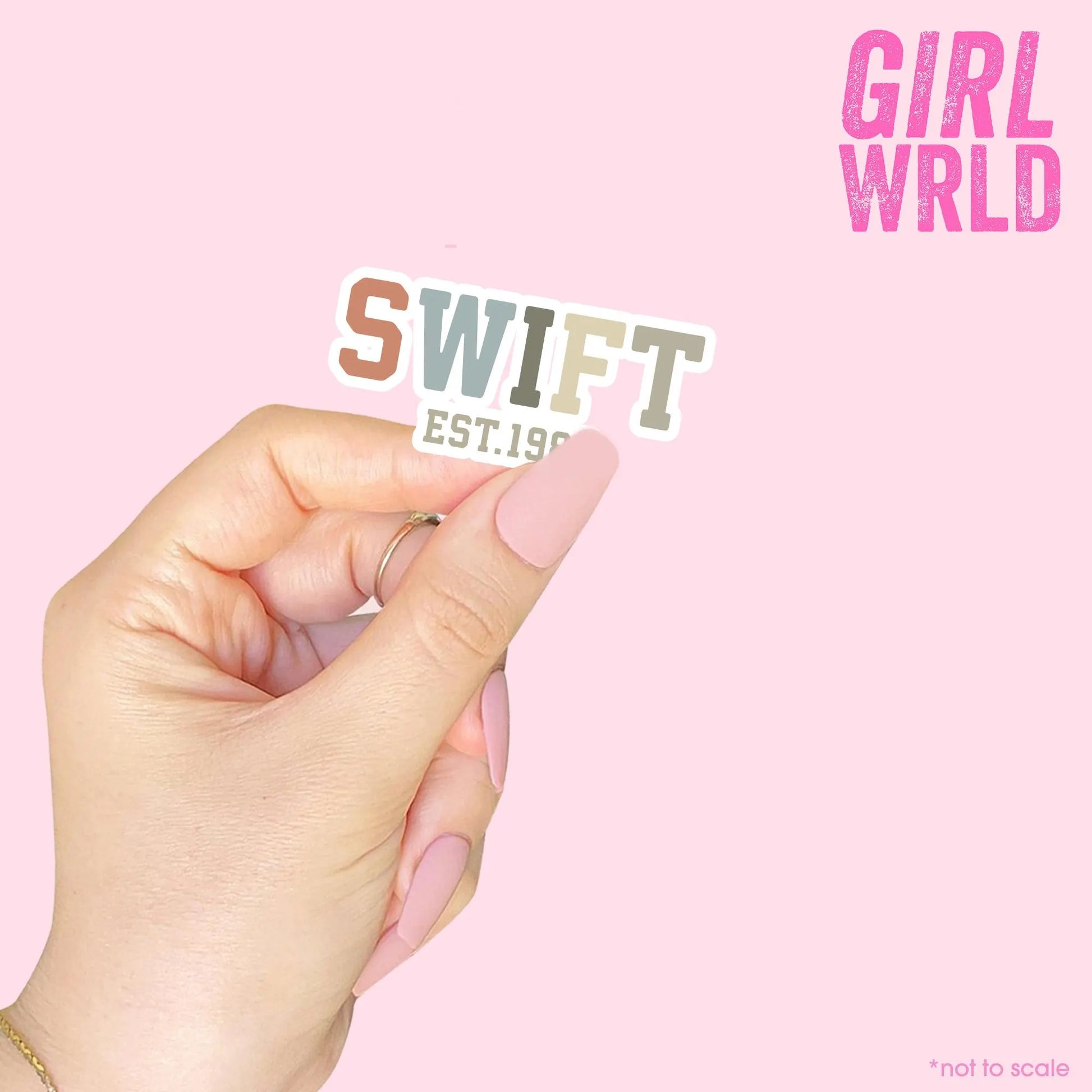 1989 Sticker// Kindle, E-Reader sticker, Laptop Sticker,Girly decal, Waterproof, iPad stickers