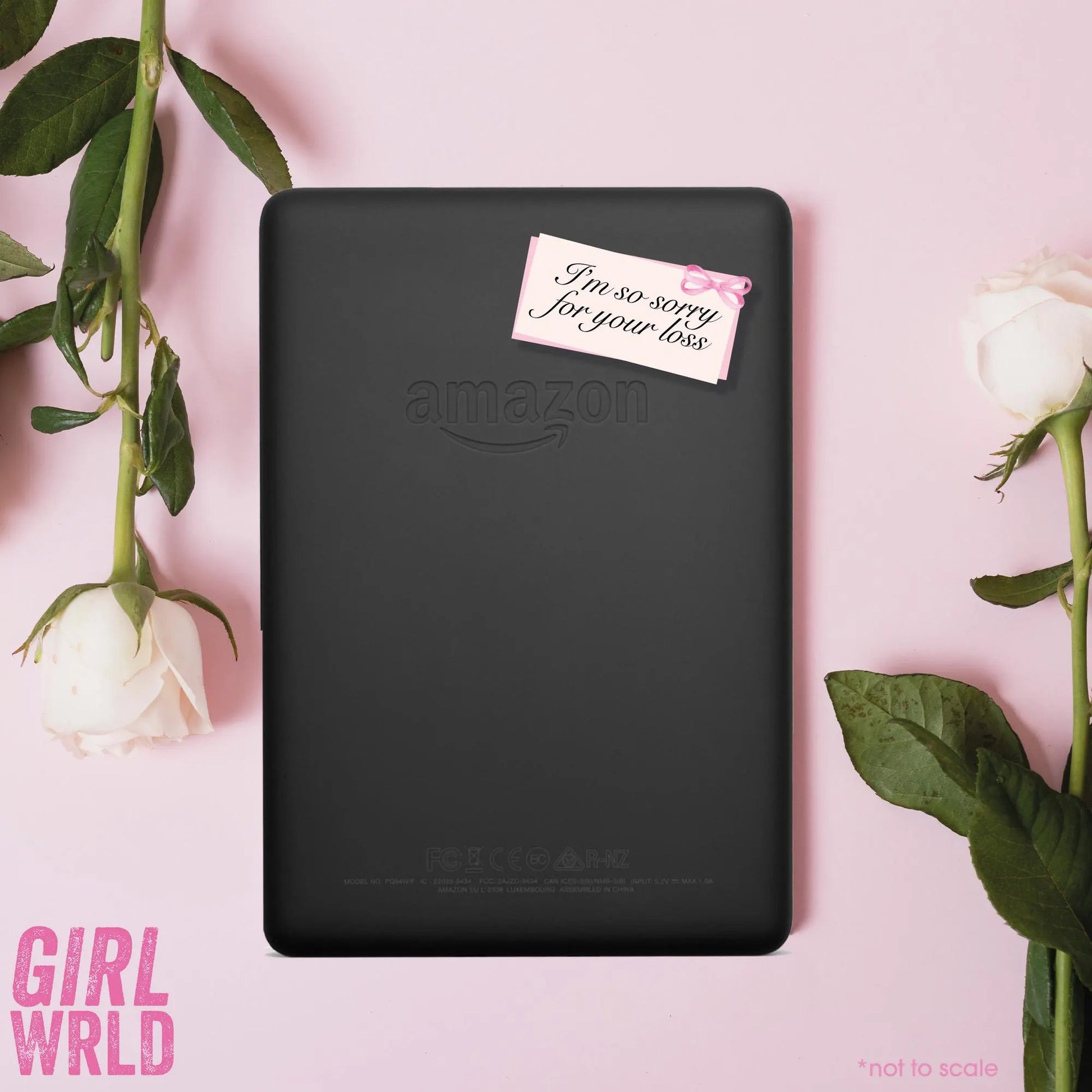 I'm So Sorry For Your Loss Funny Sticker// Kindle, E-Reader sticker, Laptop Sticker,Girly decal, Waterproof, iPad stickers