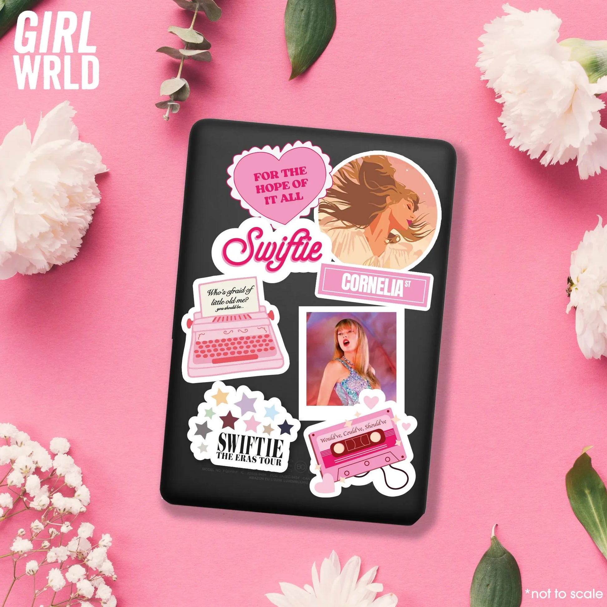 Who's Afraid Of Little Old Me TTPD Sticker// Kindle, E-Reader sticker, Laptop Sticker,Girly decal, Waterproof, iPad stickers