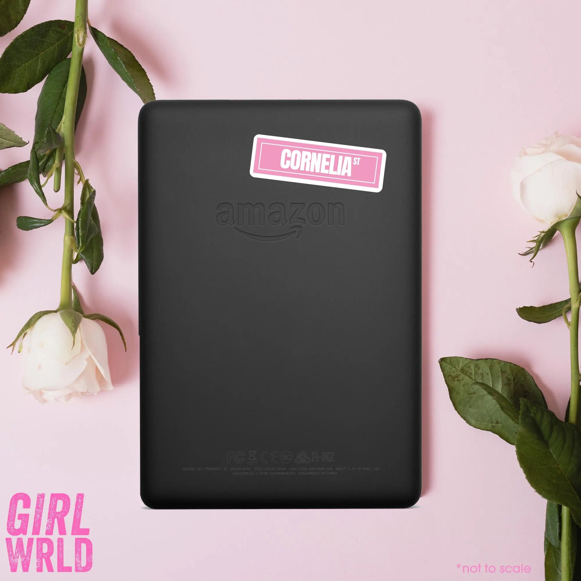 Cornelia Street Sticker // Kindle, E-Reader sticker, Laptop Sticker,Girly decal, Waterproof, iPad stickers