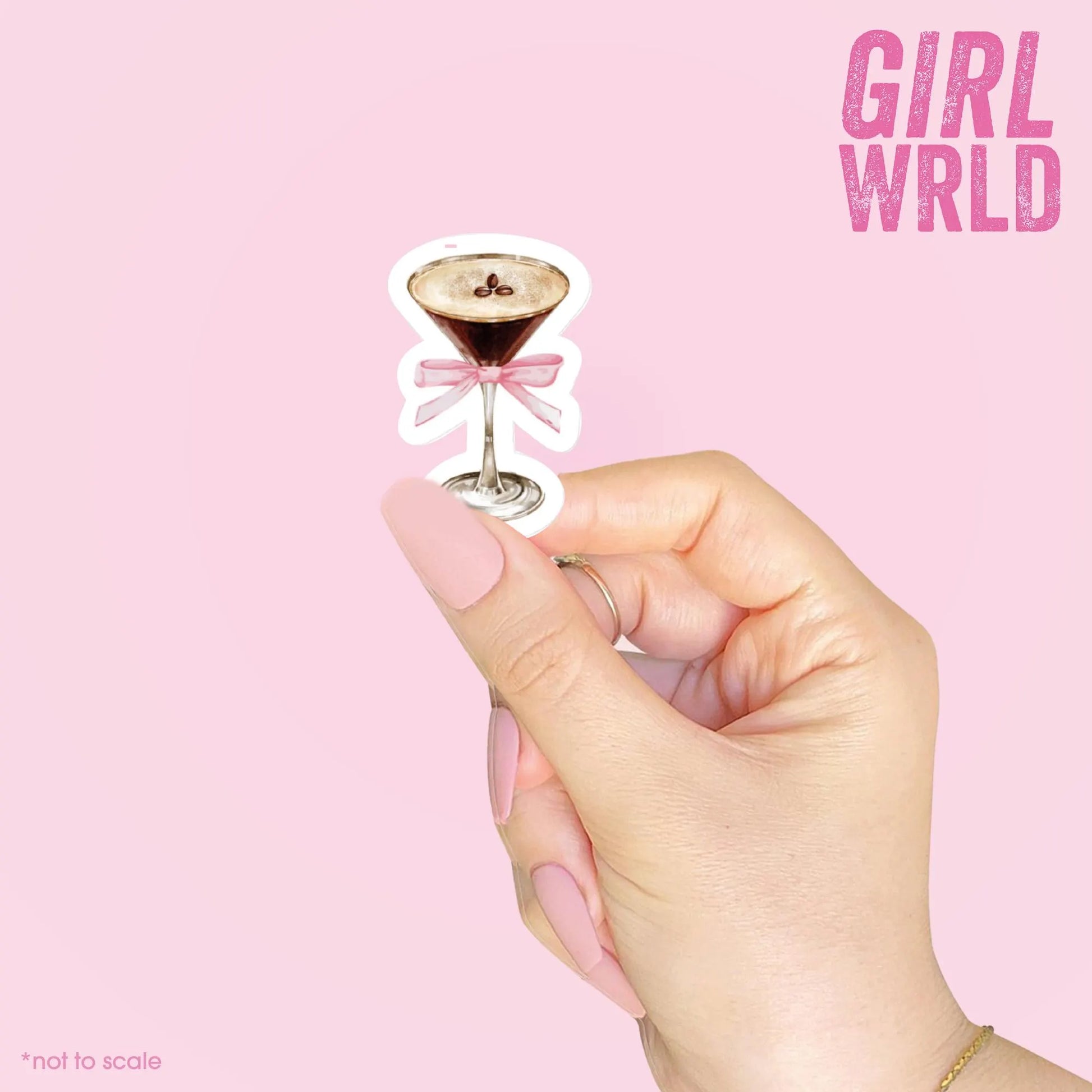 Espresso Sticker// Kindle, E-Reader sticker, Laptop Sticker,Girly decal, Waterproof, iPad stickers