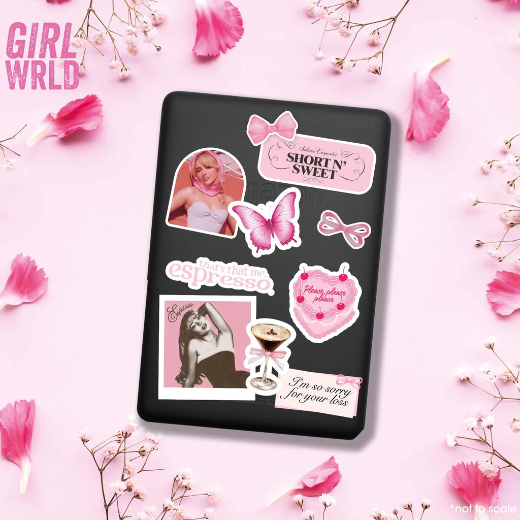 That's That me, Espresso Sticker// Kindle, E-Reader sticker, Laptop Sticker,Girly decal, Waterproof, iPad stickers