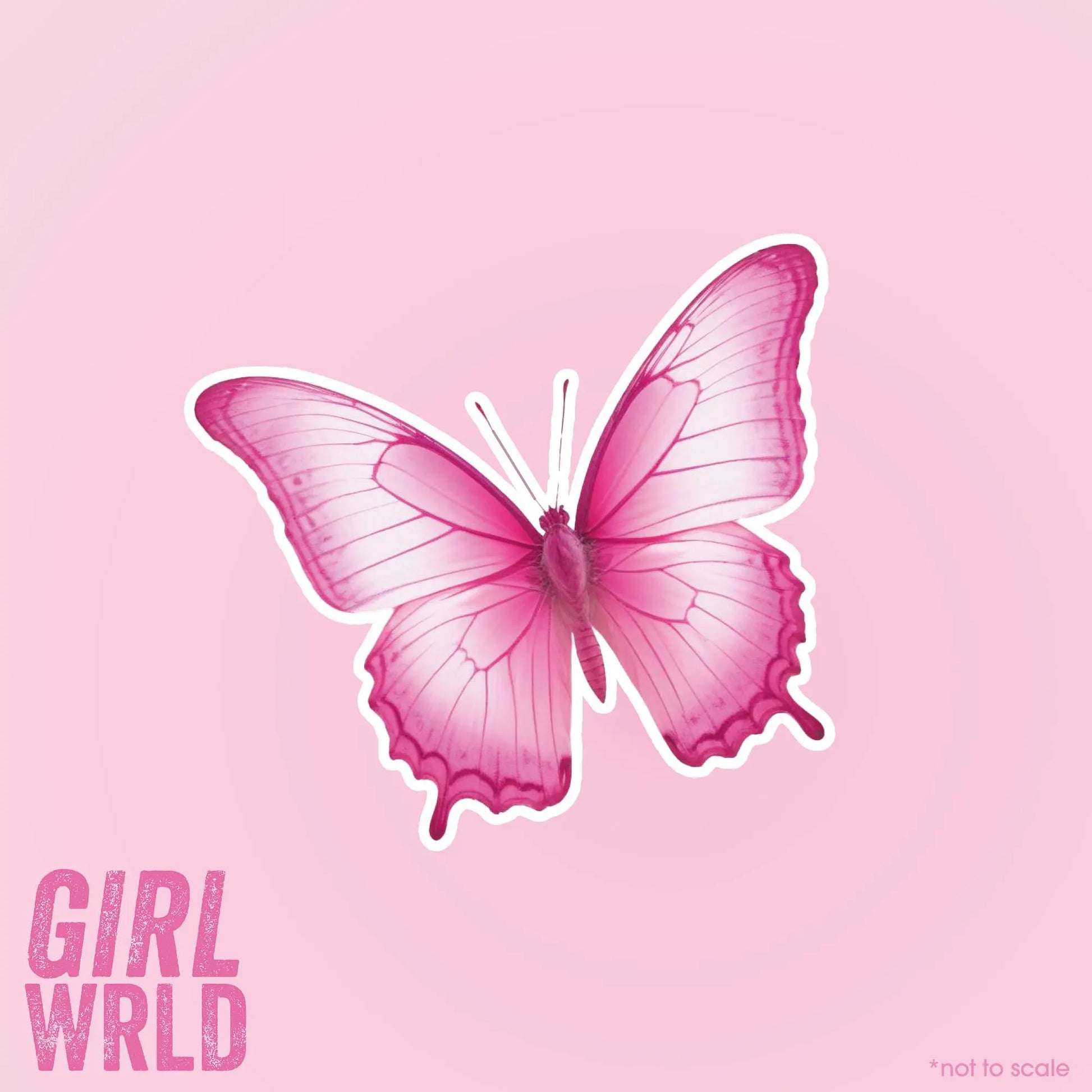 Butterfly Sticker// Kindle, E-Reader sticker, Laptop Sticker,Girly decal, Waterproof, iPad stickers