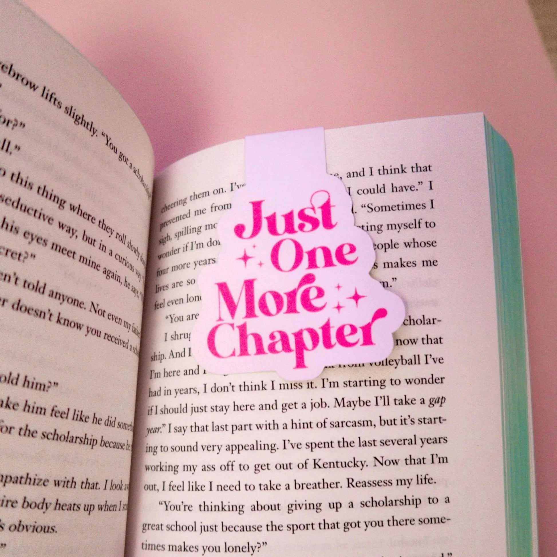 Just One More Chapter Magnetic Bookmark