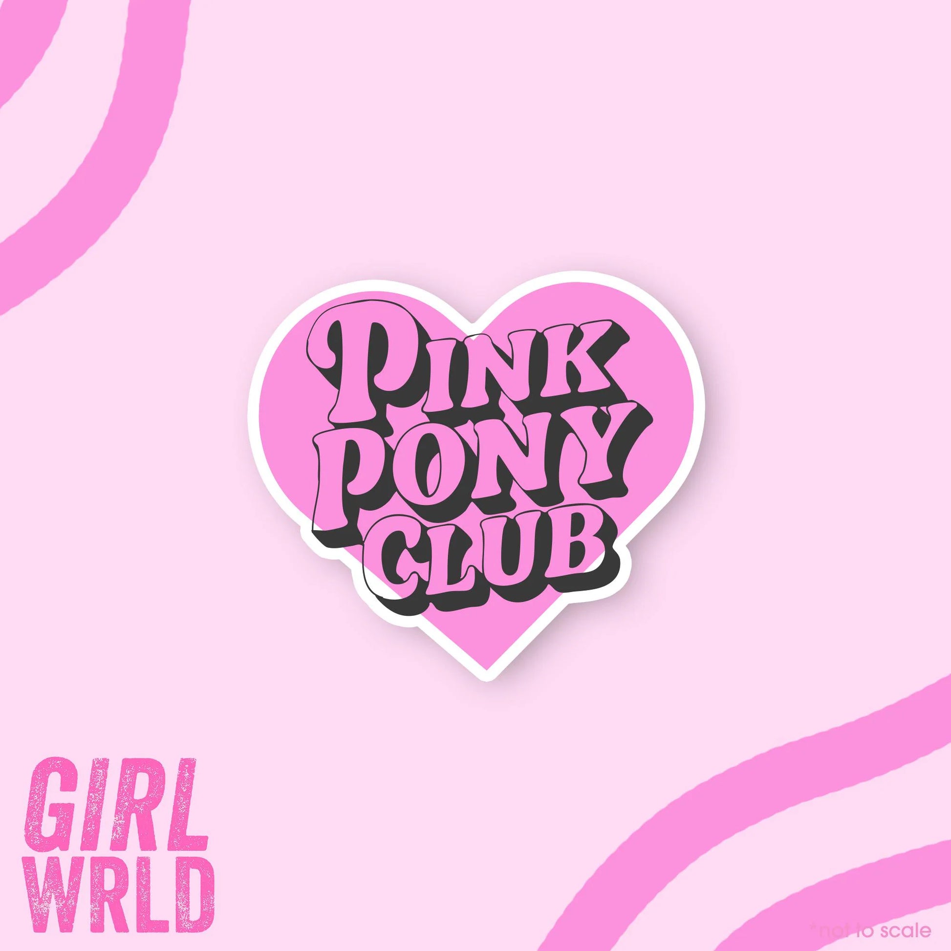 CHAPPELL ROAN Pink Pony Club Sticker // Kindle, E-Reader sticker, Laptop Sticker,Girly decal, Waterproof, iPad stickers