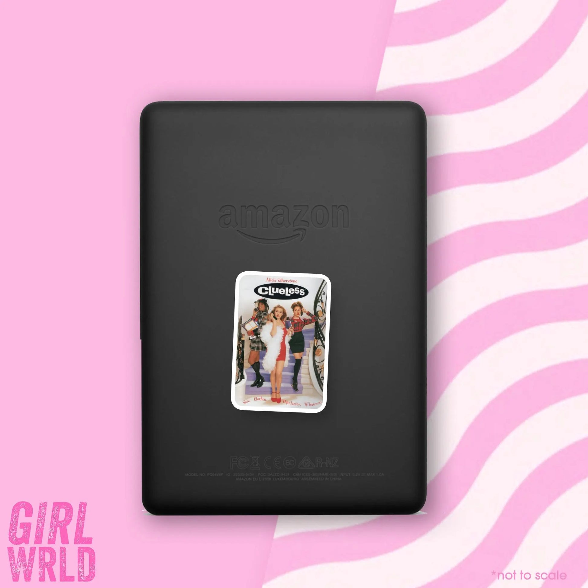 Clueless Y2K E-Reader Sticker, Girly decal, Waterproof, iPad stickers, Kindle Sticker, Girl Accessory, Gift