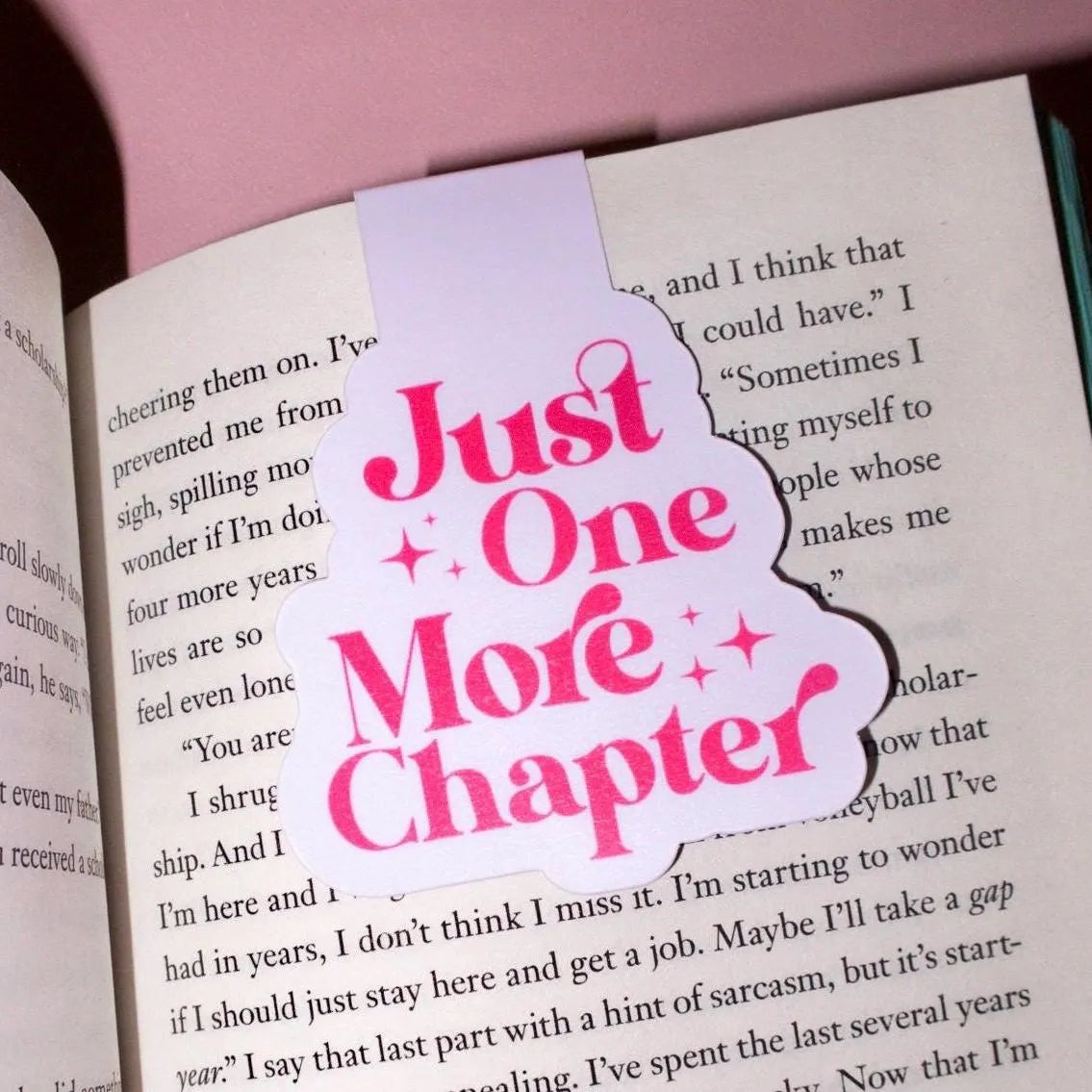 Just One More Chapter Magnetic Bookmark