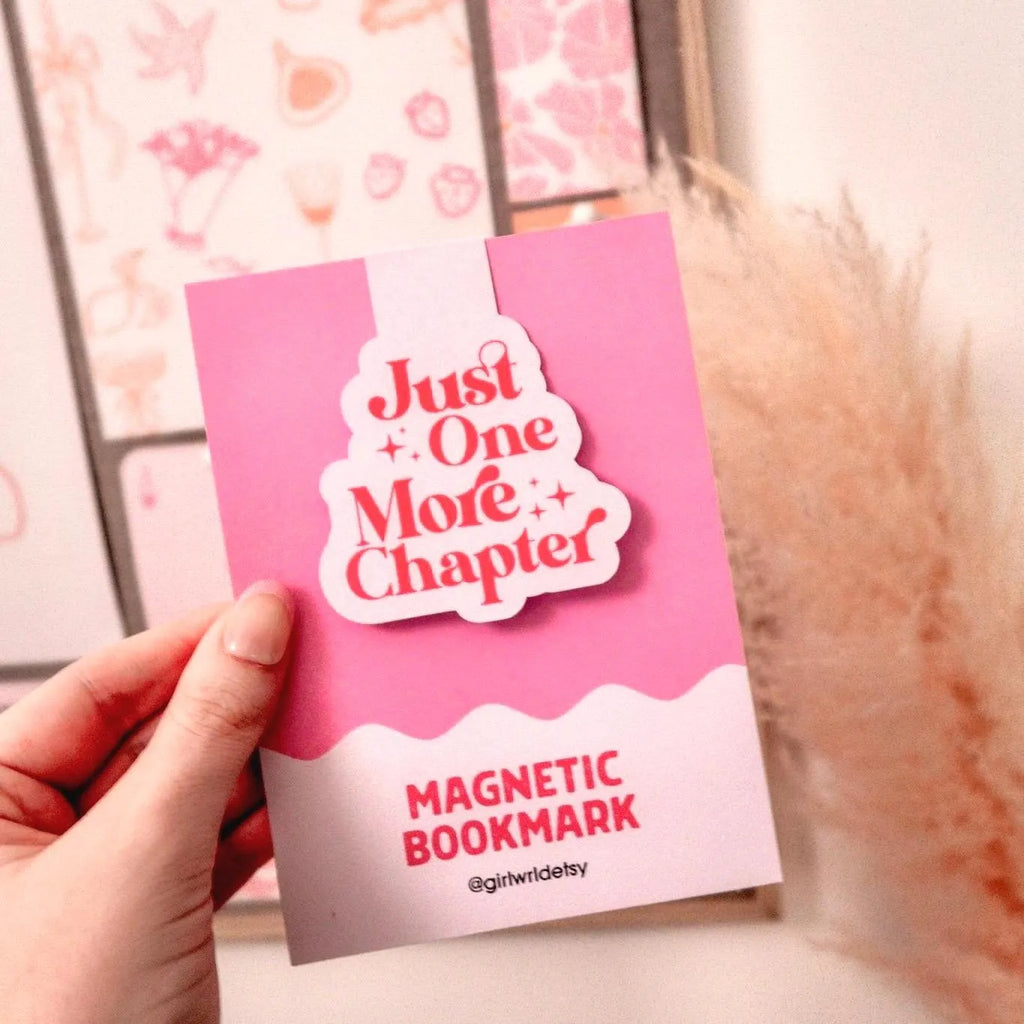 Just One More Chapter Magnetic Bookmark