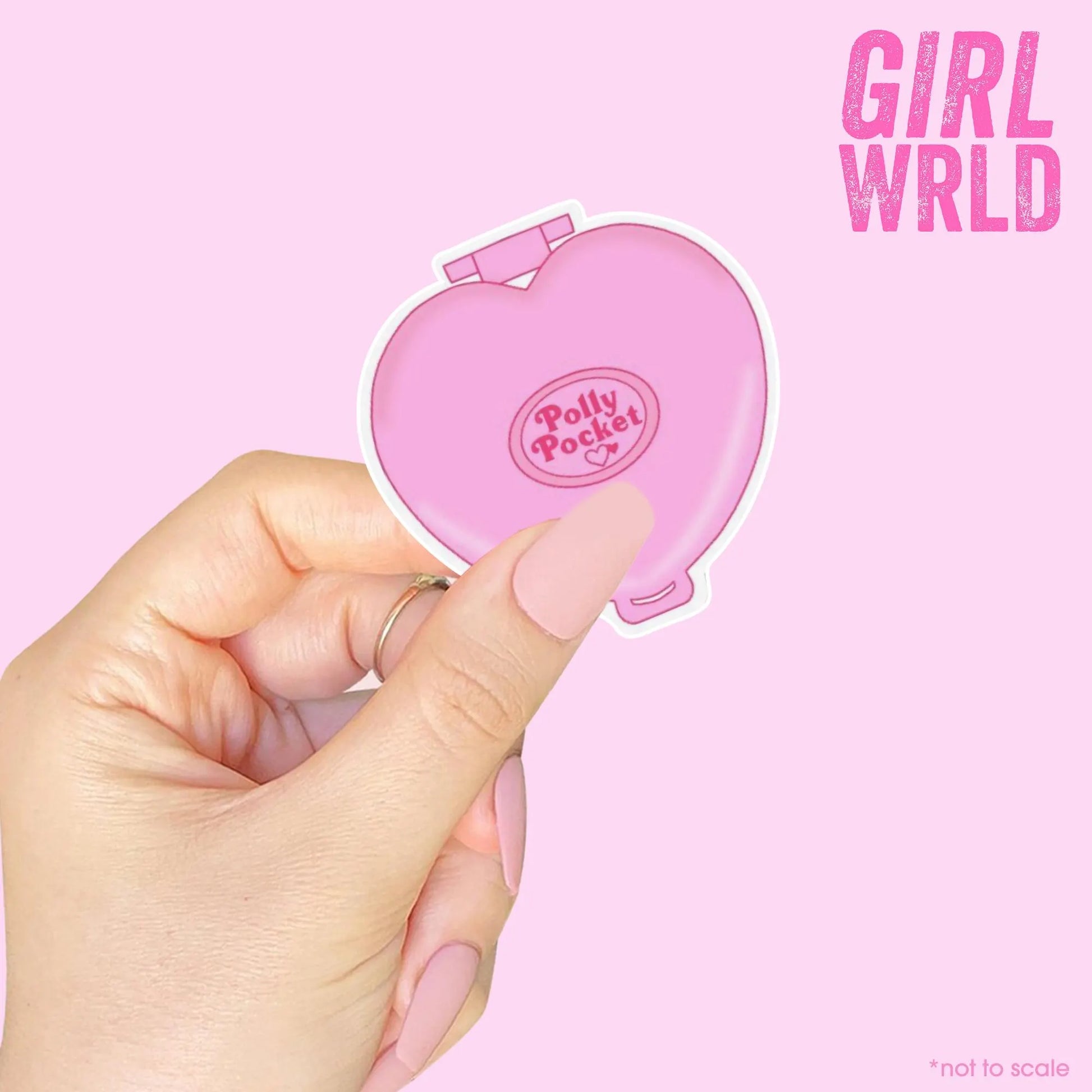 Polly Pocket Y2K E-Reader Sticker, Girly decal, Waterproof, iPad stickers, Kindle Sticker, Girl Accessory, Gift