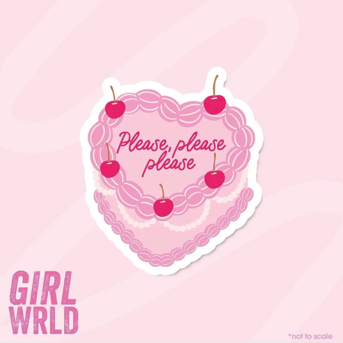 Sabrina Please Inspired Sticker // Kindle, E-Reader sticker, Laptop Sticker,Girly decal, Waterproof, iPad stickers